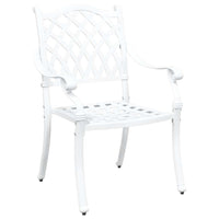 Tuinstoel 2 Pcs 56 X 55 X 92.5Cm Aluminium