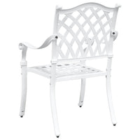 Tuinstoel 2 Pcs 56 X 55 X 92.5Cm Aluminium