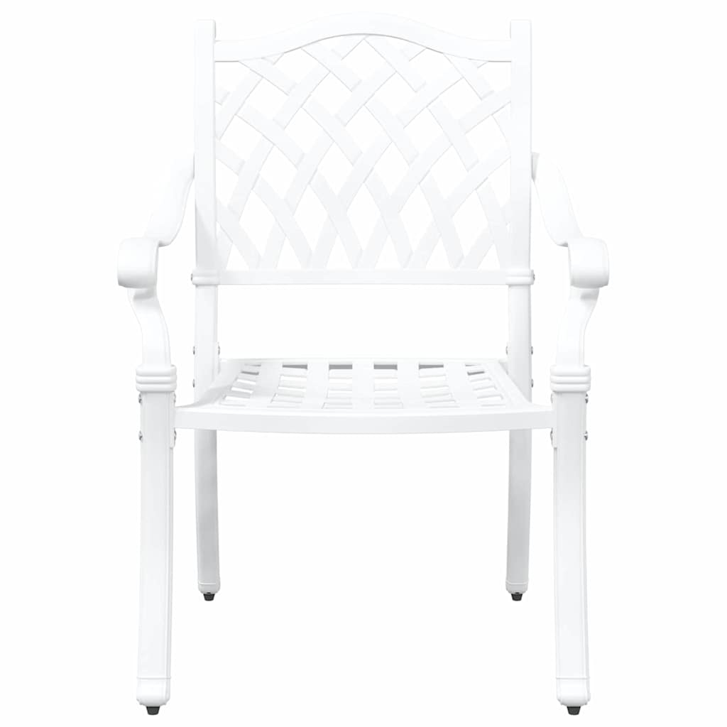 Tuinstoel 2 Pcs 56 X 55 X 92.5Cm Aluminium