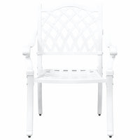 Tuinstoel 2 Pcs 56 X 55 X 92.5Cm Aluminium