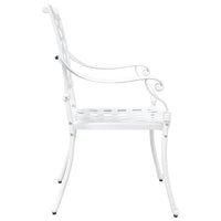 Tuinstoel 2 Pcs 56 X 55 X 92.5Cm Aluminium