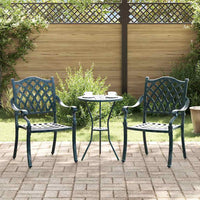 Tuinstoel 2 Pcs 56 X 55 X 92.5Cm Aluminium