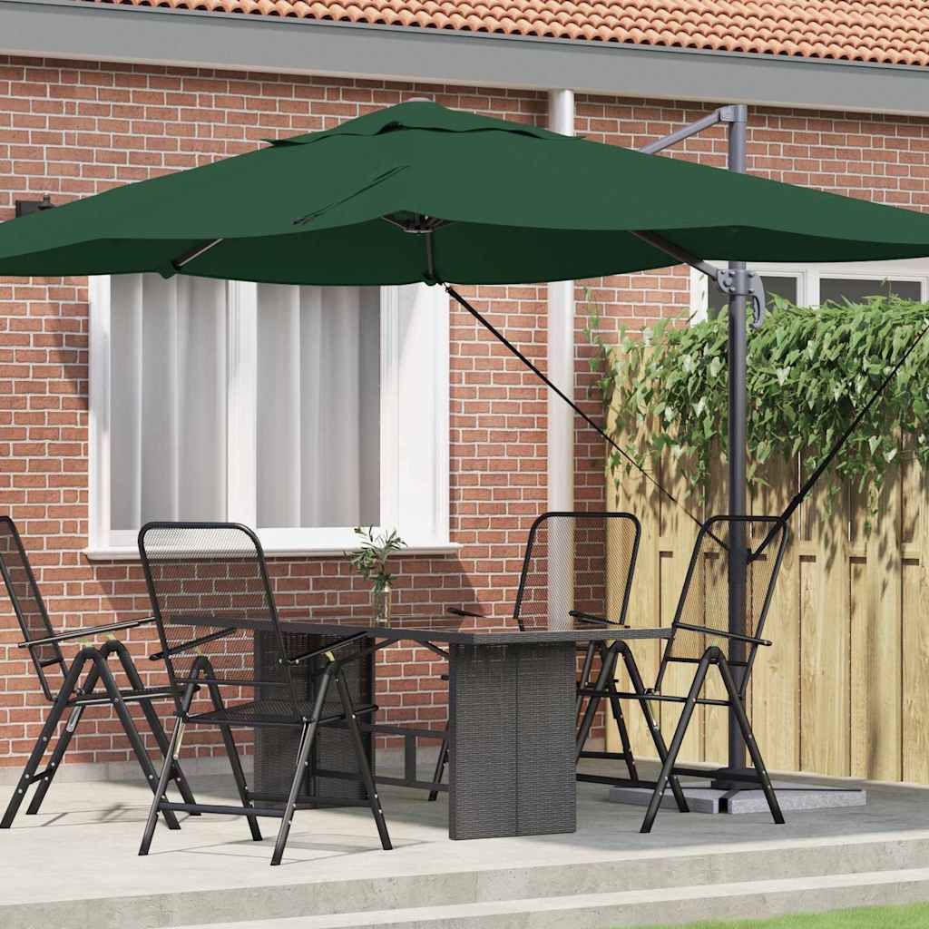 Parasol 351 X 250 X 260 Cm Polyester En Aluminium