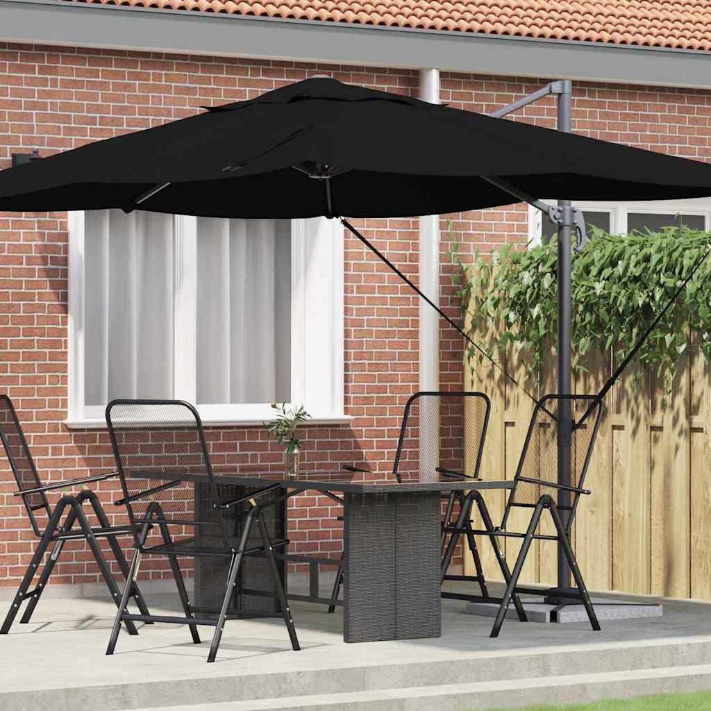 Parasol 351 X 250 X 260 Cm Polyester En Aluminium