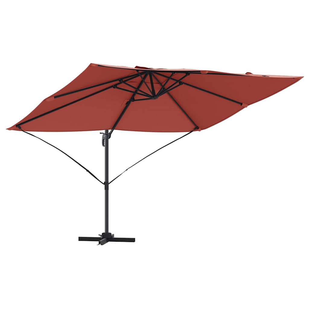 Parasol 351 X 250 X 260 Cm Polyester En Aluminium