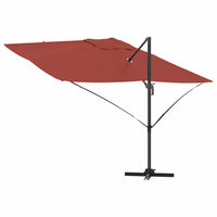 Parasol 351 X 250 X 260 Cm Polyester En Aluminium