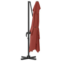 Parasol 351 X 250 X 260 Cm Polyester En Aluminium