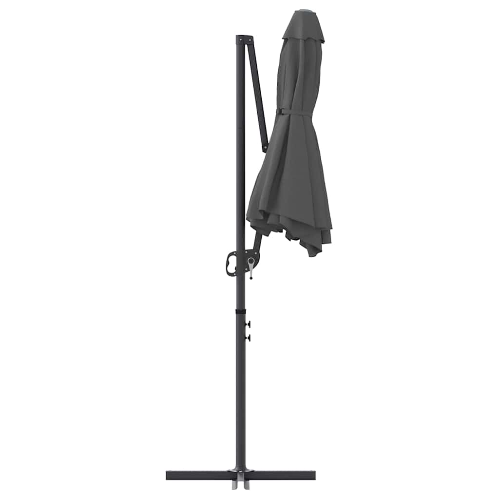 Parasol 372 X 198 X 243 Cm Polyester En Aluminium