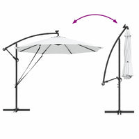 Parasol 294 X 294 X 248 Cm Polyester En Aluminium