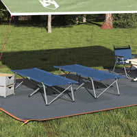 Opvouwbaar Camping Bed 2 Pcs Bossen 194 X 62,5 X 42,5 Cm