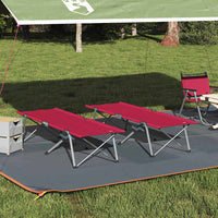 Opvouwbaar Camping Bed 2 Pcs Bossen 194 X 62,5 X 42,5 Cm