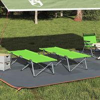 Opvouwbaar Camping Bed 2 Pcs Bossen 194 X 62,5 X 42,5 Cm