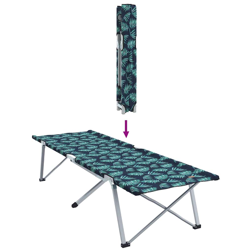 Opvouwbaar Camping Bed 2 Pcs Bossen 194 X 62,5 X 42,5 Cm