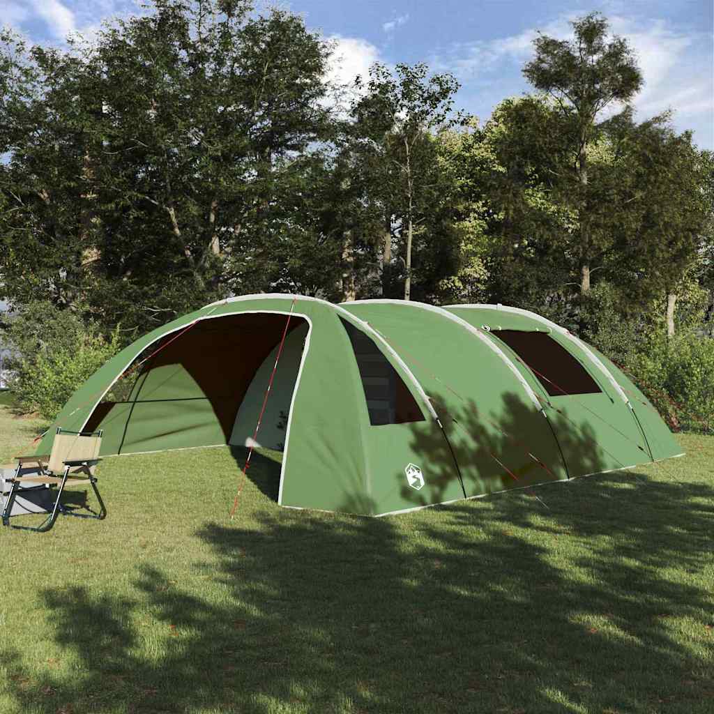 Tunnel Tent 6-Persoon Met Dak En Grijs 700 X 590 X 215 Cm