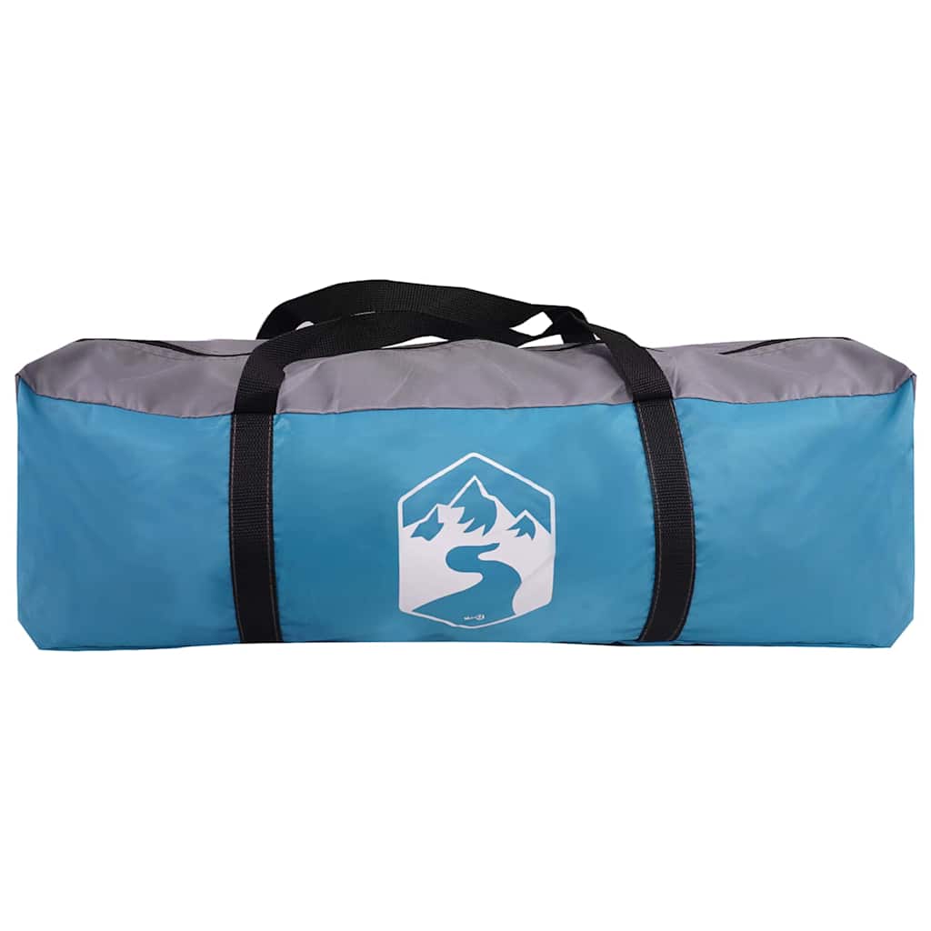 Tunnel Tent 6-Persoon Met Dak En Grijs 700 X 590 X 215 Cm