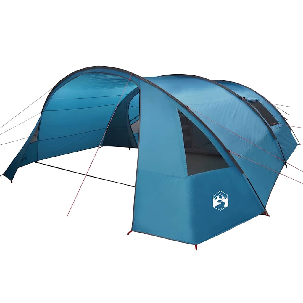 Tunnel Tent 6-Persoon Met Dak En Grijs 700 X 590 X 215 Cm