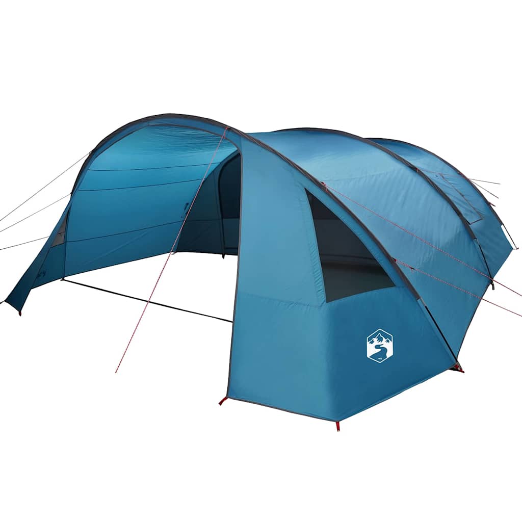 Tunnel Tent 6-Persoon Met Dak En Grijs 700 X 590 X 215 Cm
