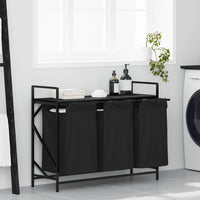 Wasmand 3 Vakken Met Plank Kleurig