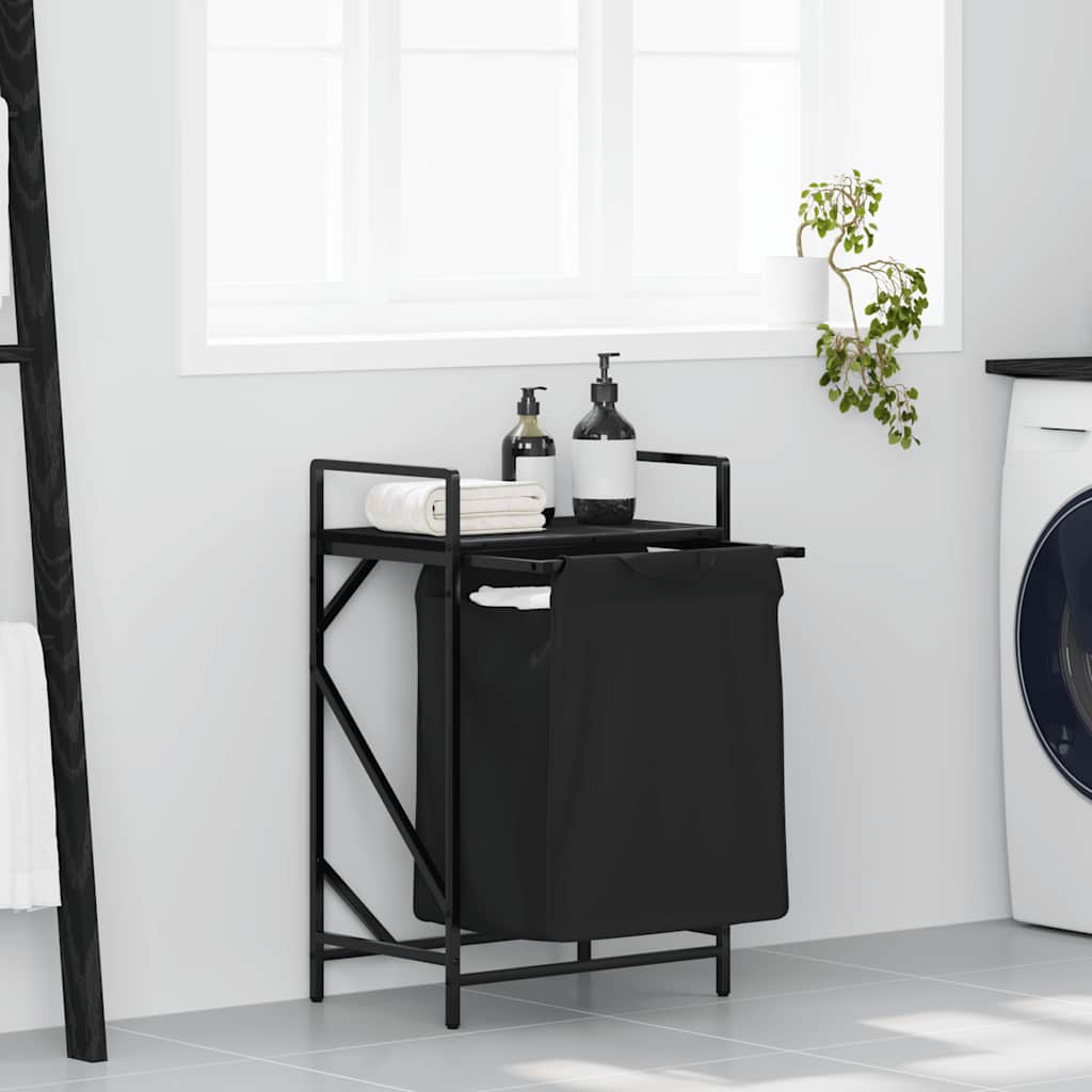 Wasmand 2 Vakken Met Plank Kleurig