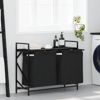 Wasmand 2 Vakken Met Plank Kleurig