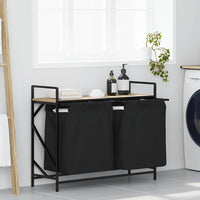 Wasmand 2 Vakken Met Plank Kleurig