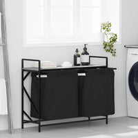 Wasmand 2 Vakken Met Plank Kleurig