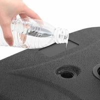 Parasolvoet Zwart 45 X 45 X 29,5 Cm Hoogwaardig Polyethyleen