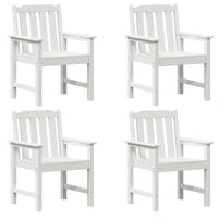Tuinstoel 4 Pcs 65.5 X 59 X 88 Cm Polyetheen