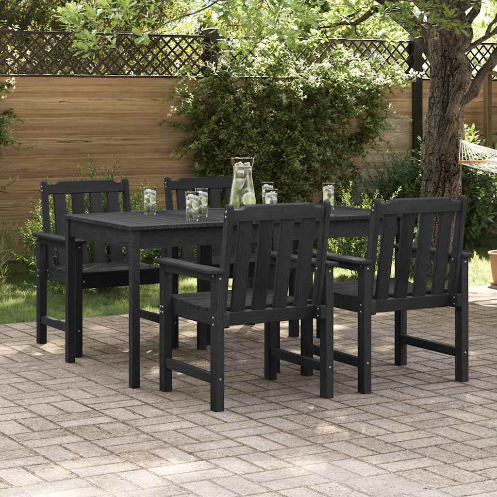 Tuinstoel 4 Pcs 65.5 X 59 X 88 Cm Polyetheen