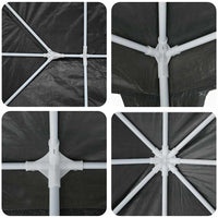 Partytent 400 X 400 X 266 Cm Polyethyleen En Staal