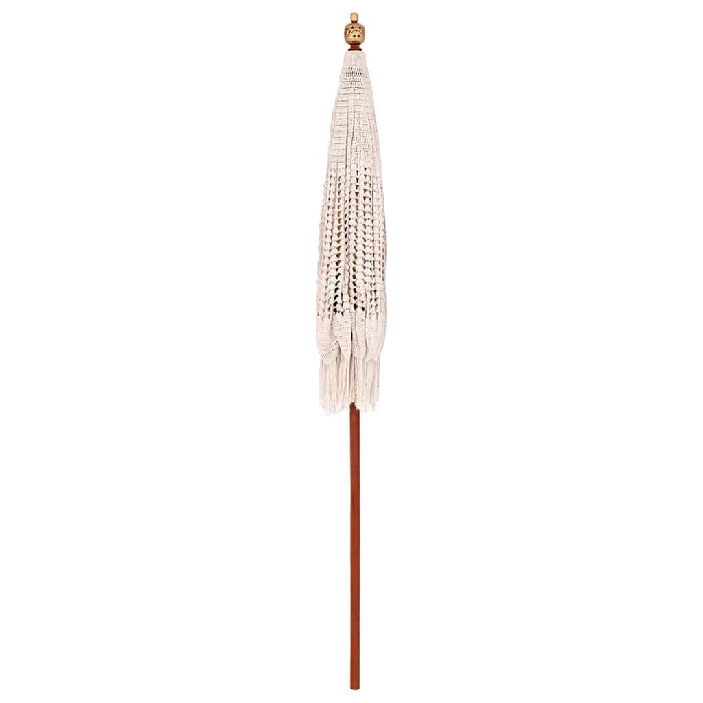 Macramé Parasol Crème 190 X 190 X 260 Cm