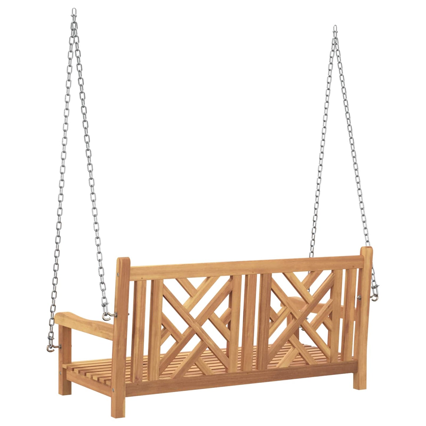 Schommelbank Bruin 114 X 60 X 64 Cm Massief Teakhout