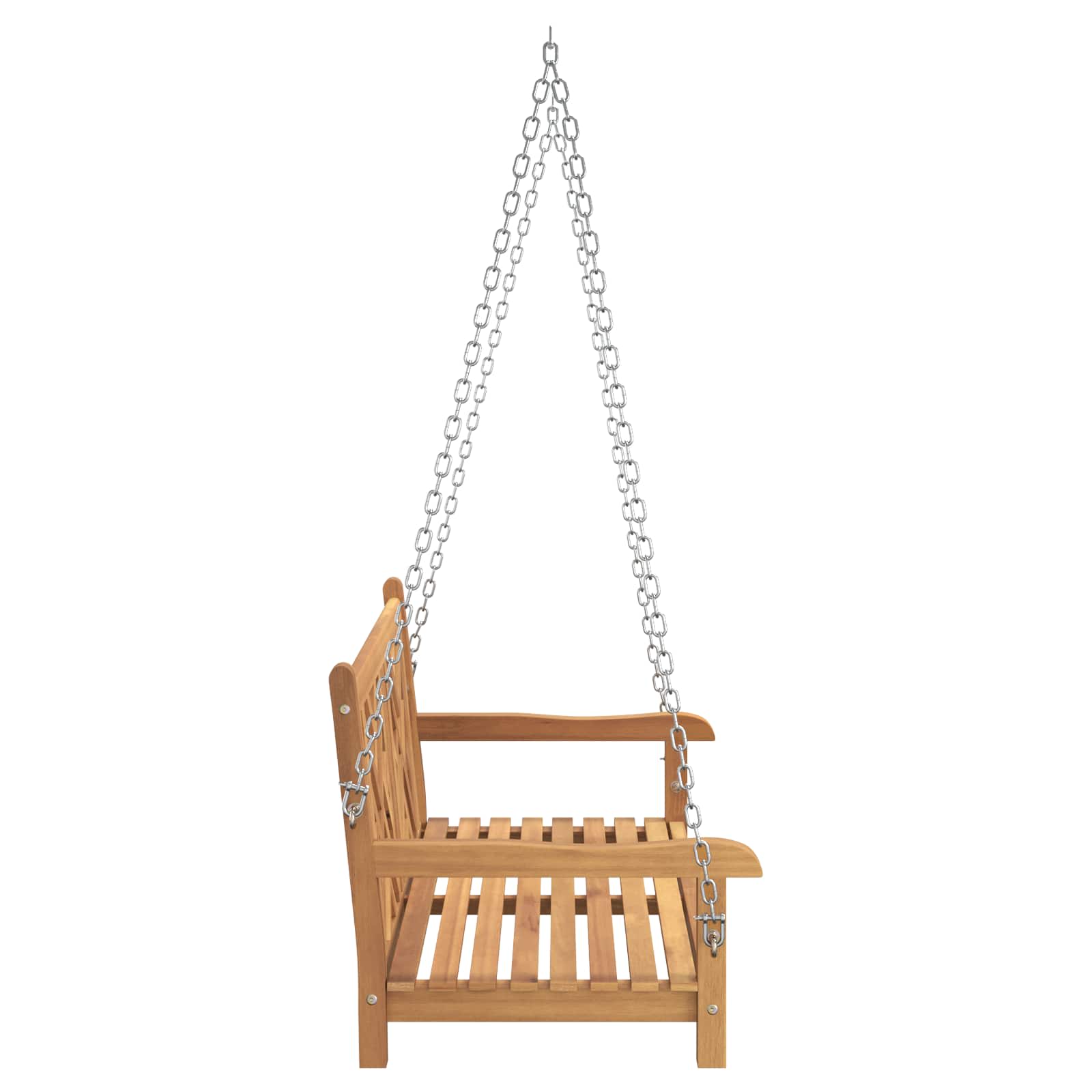 Schommelbank Bruin 114 X 60 X 64 Cm Massief Teakhout