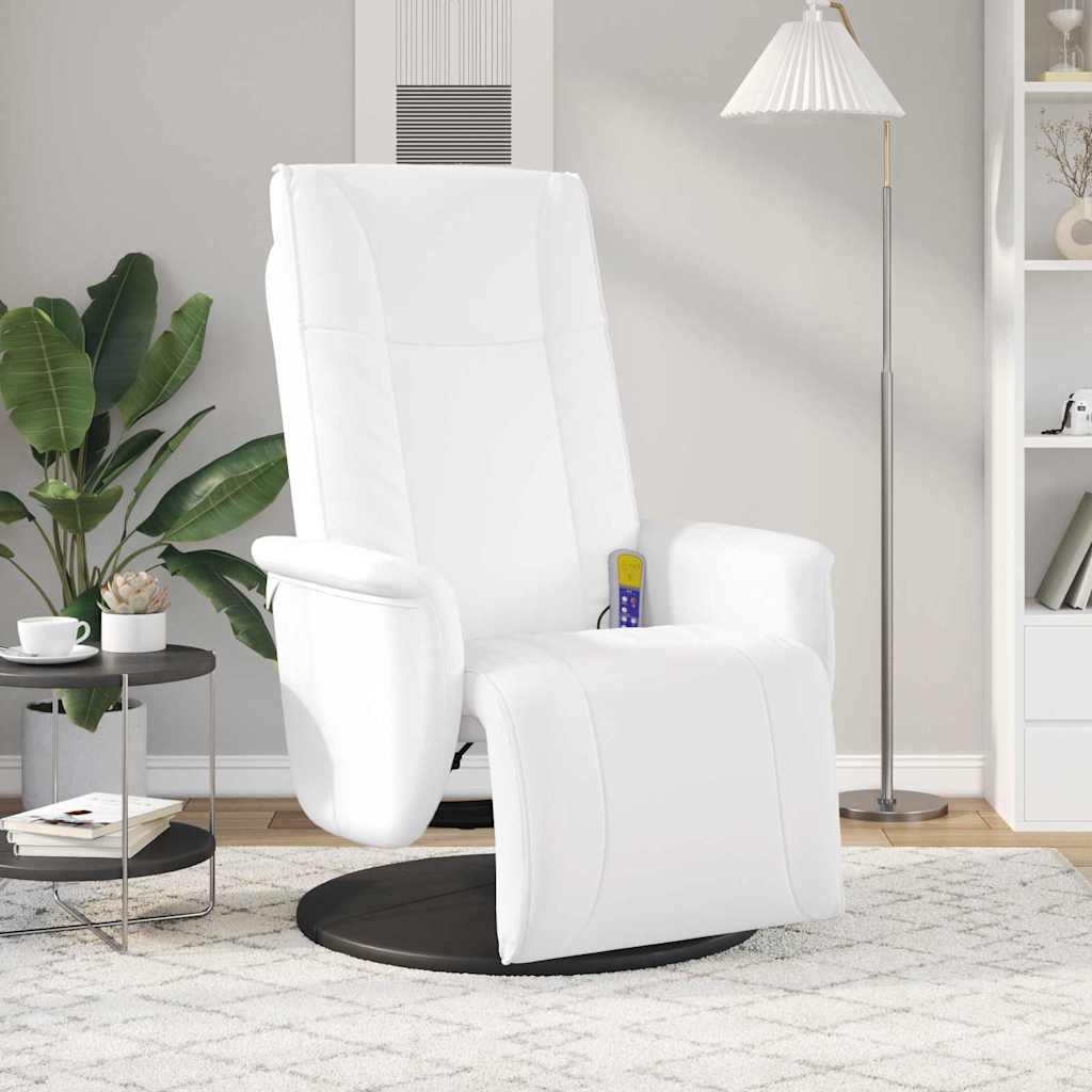 Draaibare Massagestoel 71 X 90 X 105 Cm Nep Leer
