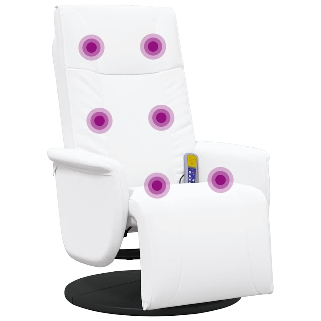 Draaibare Massagestoel 71 X 90 X 105 Cm Nep Leer