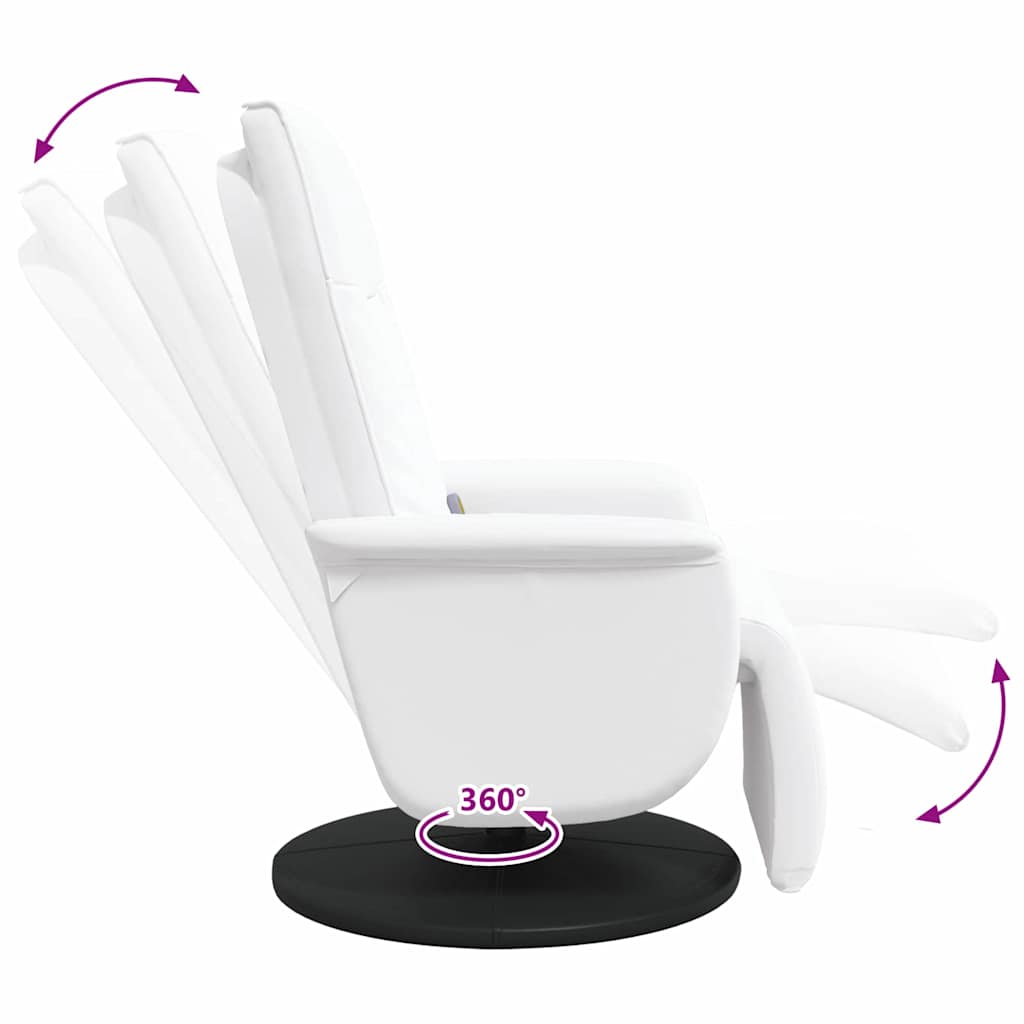 Draaibare Massagestoel 71 X 90 X 105 Cm Nep Leer