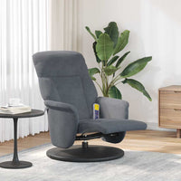 Massage Recliner Stoel 91 X 71 X 105 Cm Fluweel