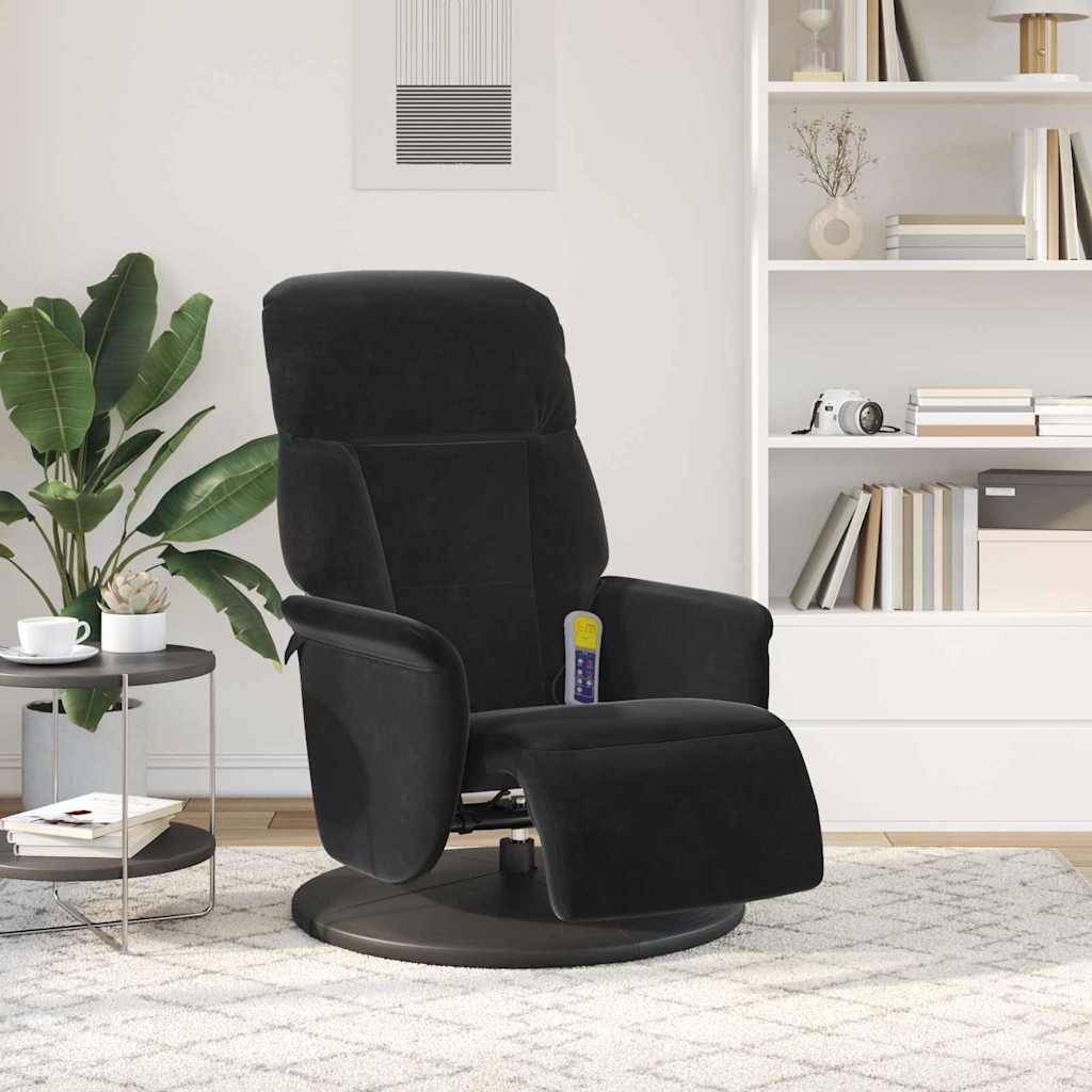 Massage Recliner Stoel 91 X 71 X 105 Cm Fluweel