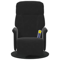 Massage Recliner Stoel 91 X 71 X 105 Cm Fluweel
