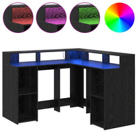 Bureau Met Plank Bewerkt Hout
