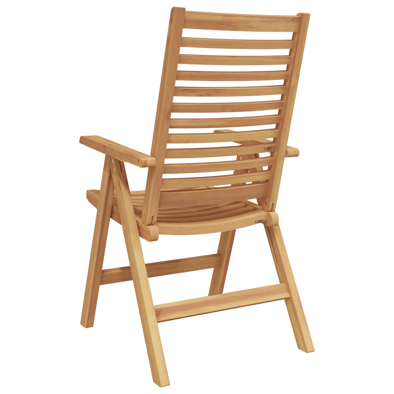 Tuinstoel 6 Pcs Bruin 52 X 64.5 X 108 Cm Massief Teakhout