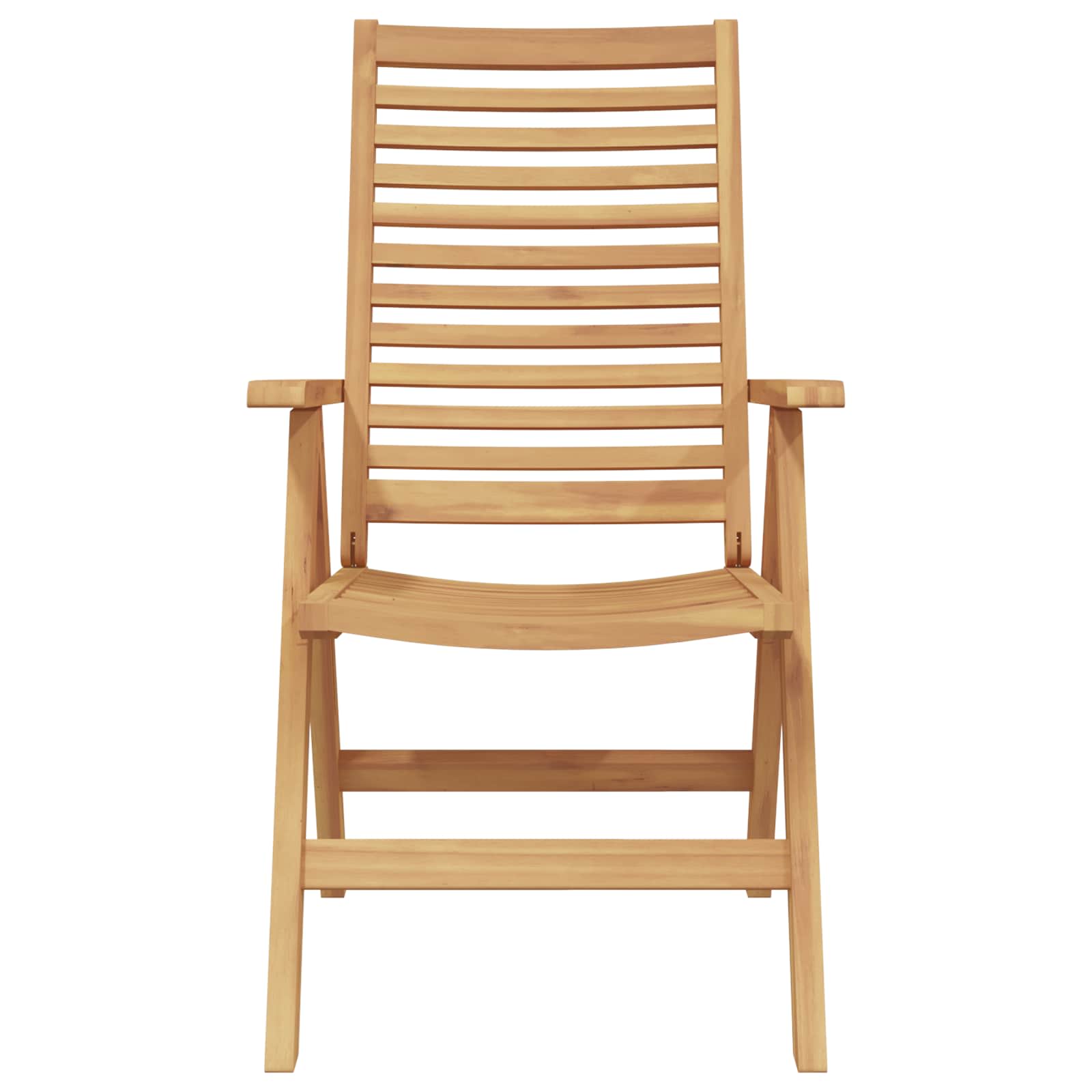 Tuinstoel 6 Pcs Bruin 52 X 64.5 X 108 Cm Massief Teakhout