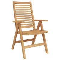 Tuinstoel 6 Pcs Bruin 52 X 64.5 X 108 Cm Massief Teakhout