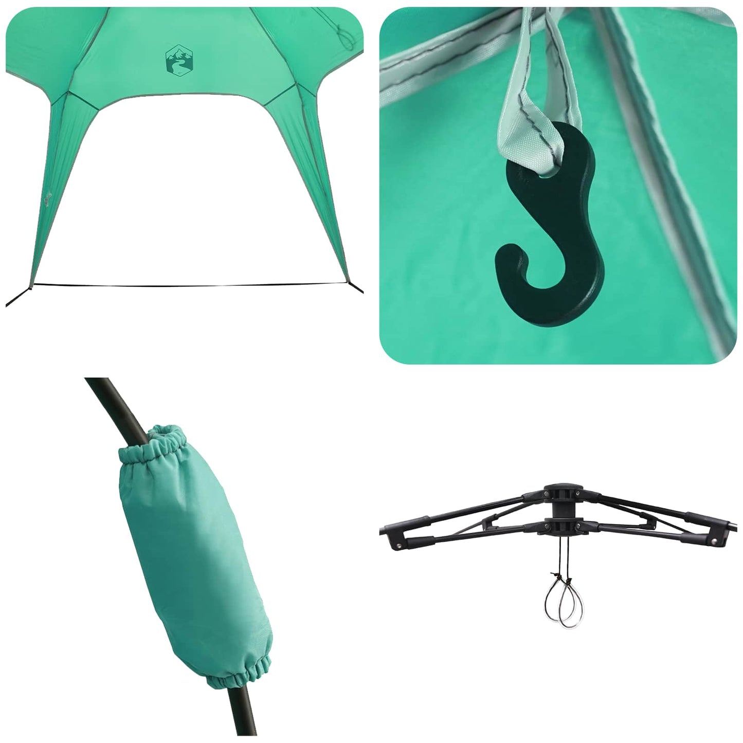 Instant Tent 4-Person Quick-Release 260 X 260 X 197 Cm