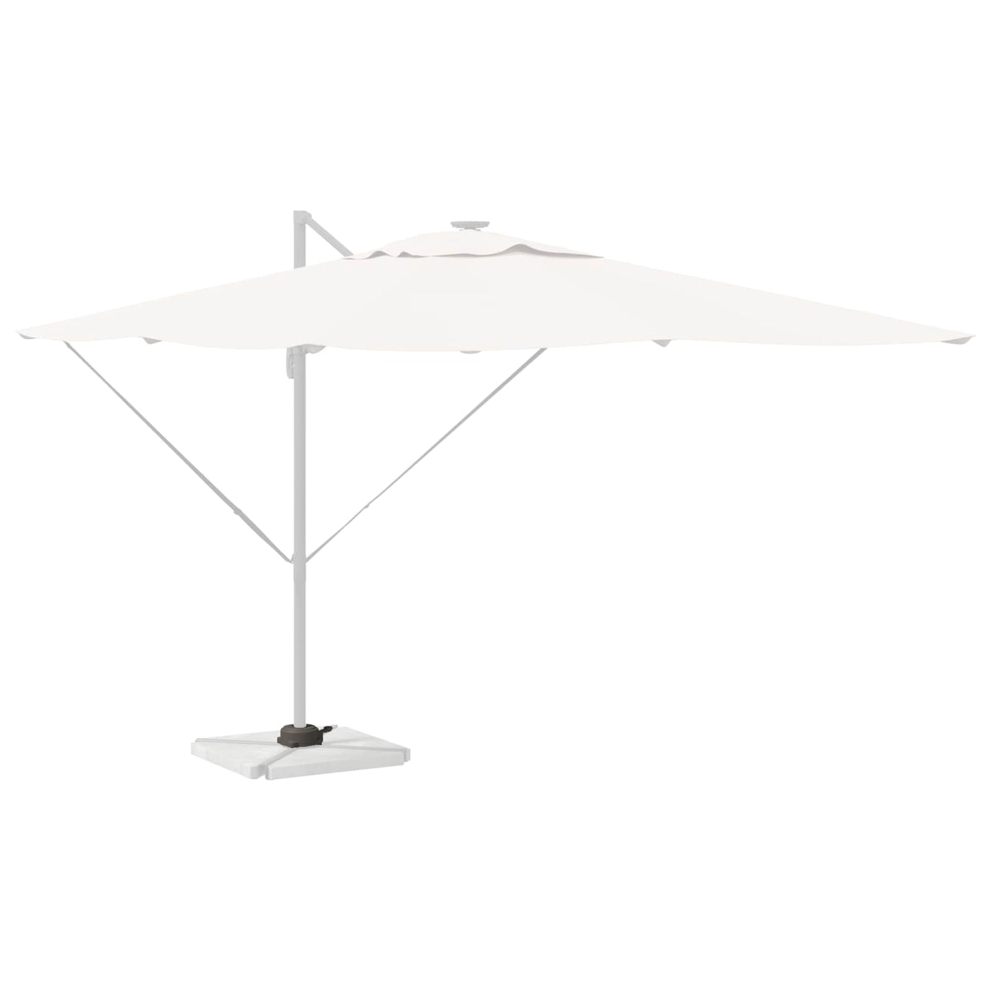Parasolvoet Zilver 23 X 14 X 6 Cm
