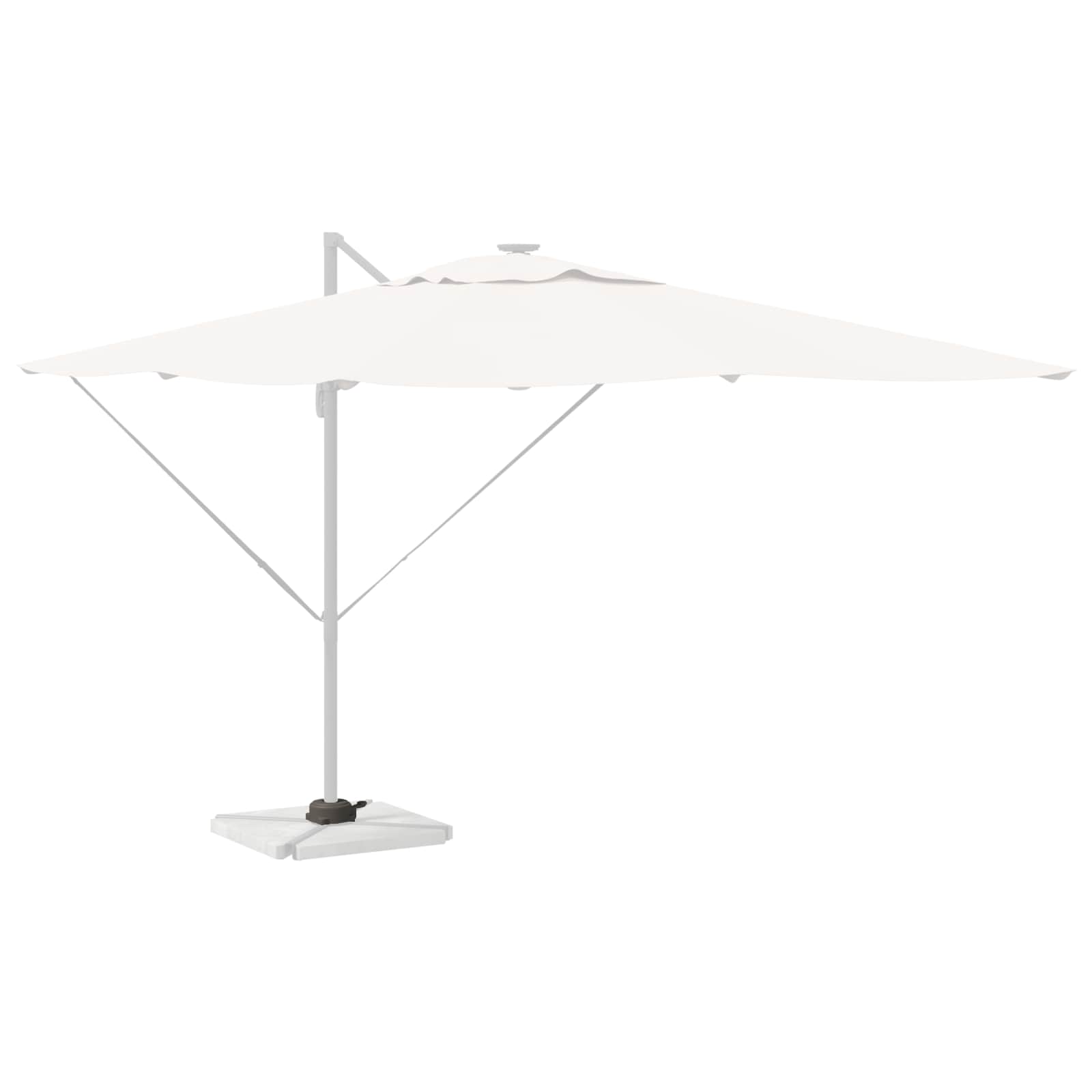 Parasolvoet Zilver 23 X 14 X 6 Cm