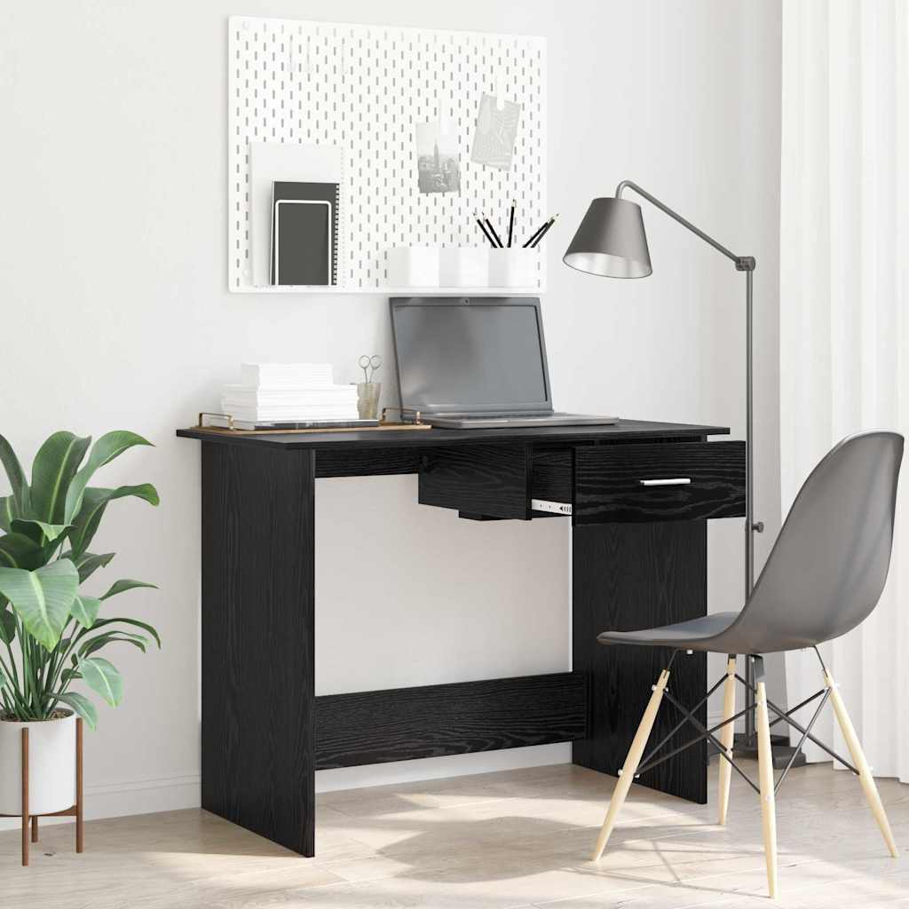Bureau 100X50X76 Cm Bewerkt Hout Kleurig
