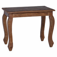 Nesttafel 3 Pcs Bruin Massief Mahoniehout