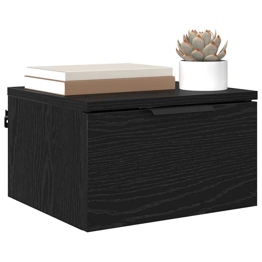 Nachtkastje 2 Pcs 34 X 30 X 20 Cm Bewerkt Hout