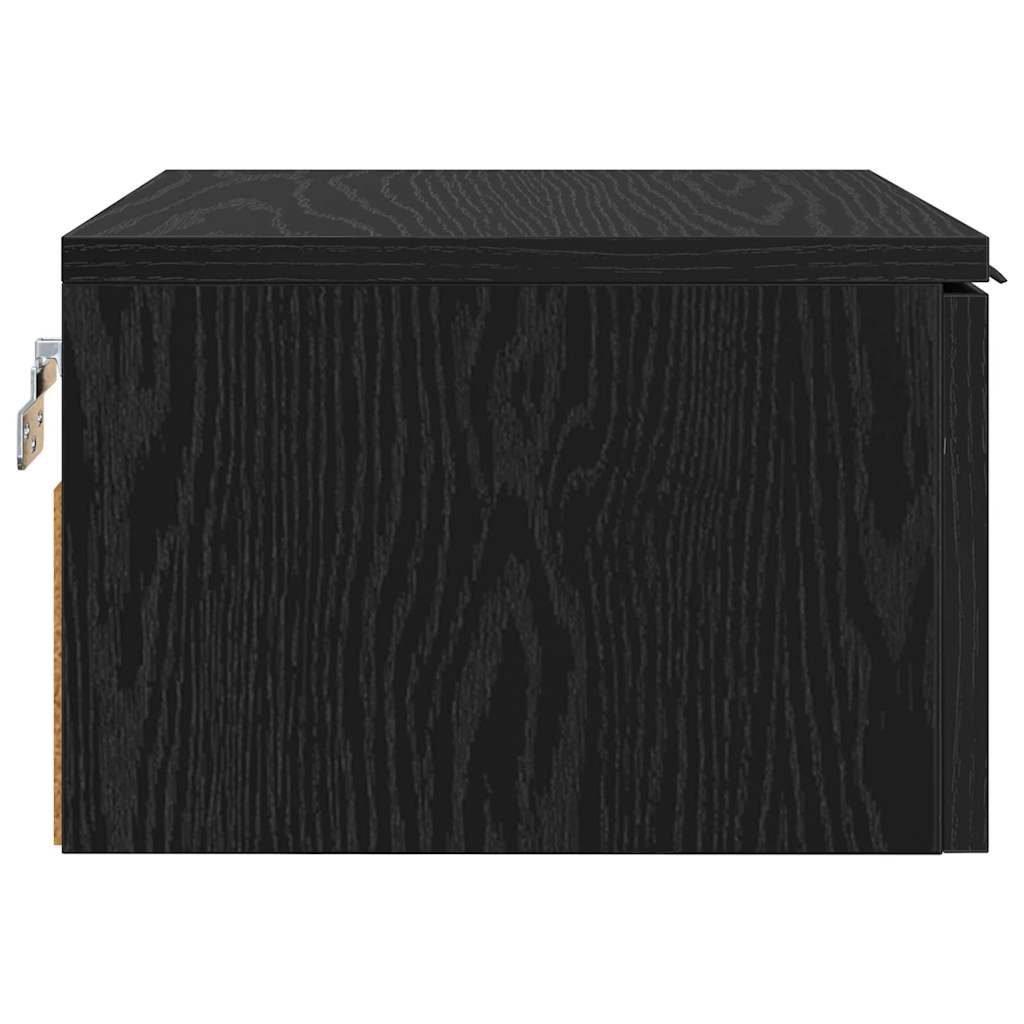 Nachtkastje 2 Pcs 34 X 30 X 20 Cm Bewerkt Hout